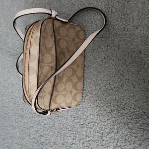 Coach small camera crossbody purse and wallet